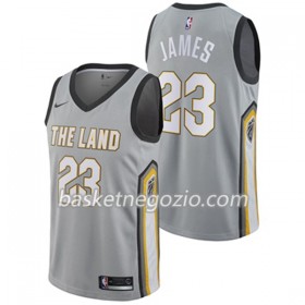 Canotte Uomo Cleveland Cavaliers LeBron James 23 Nike City Edition Swingman